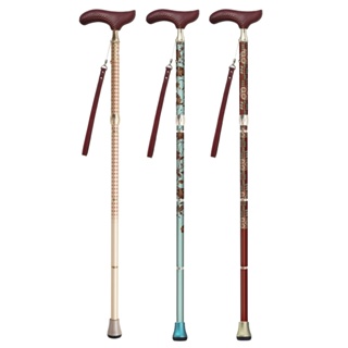 【耆妙屋】SINANO GK 鹿革仕女折疊手杖 - 好收納/拐杖/老人杖/戶外旅遊杖/長輩禮物