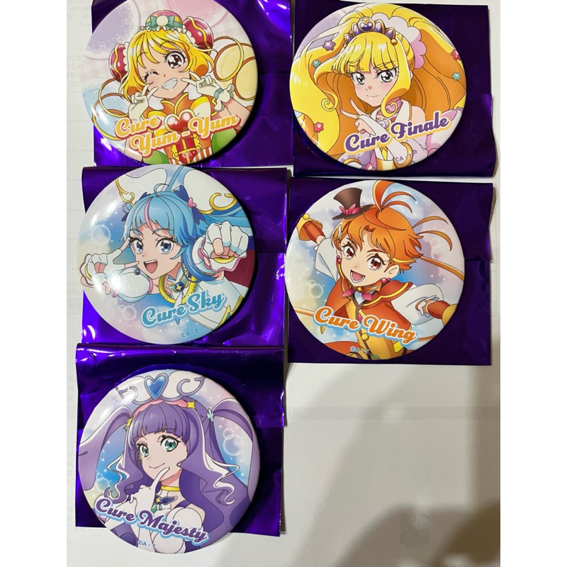 光之美少女展 立牌 資料夾 徽章 開闊天空 魔法使 食尚甜心 美味派對 熱情閃耀 光之美少女 晴空 稜鏡 公主 夏日人魚