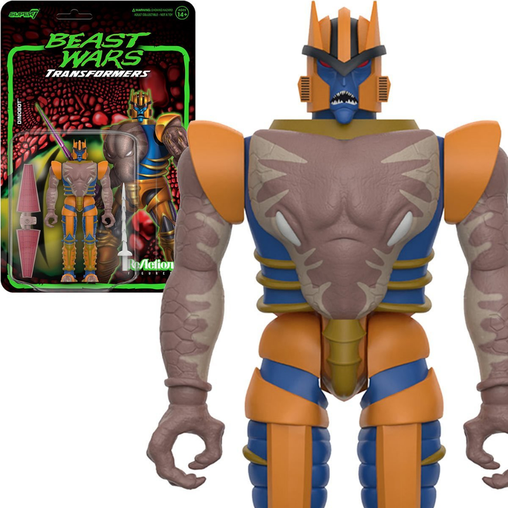 ☆勳寶玩具舖【現貨】NECA SUPER 7 變形金剛 野獸大戰 恐龍金剛 3.75吋 魔龍