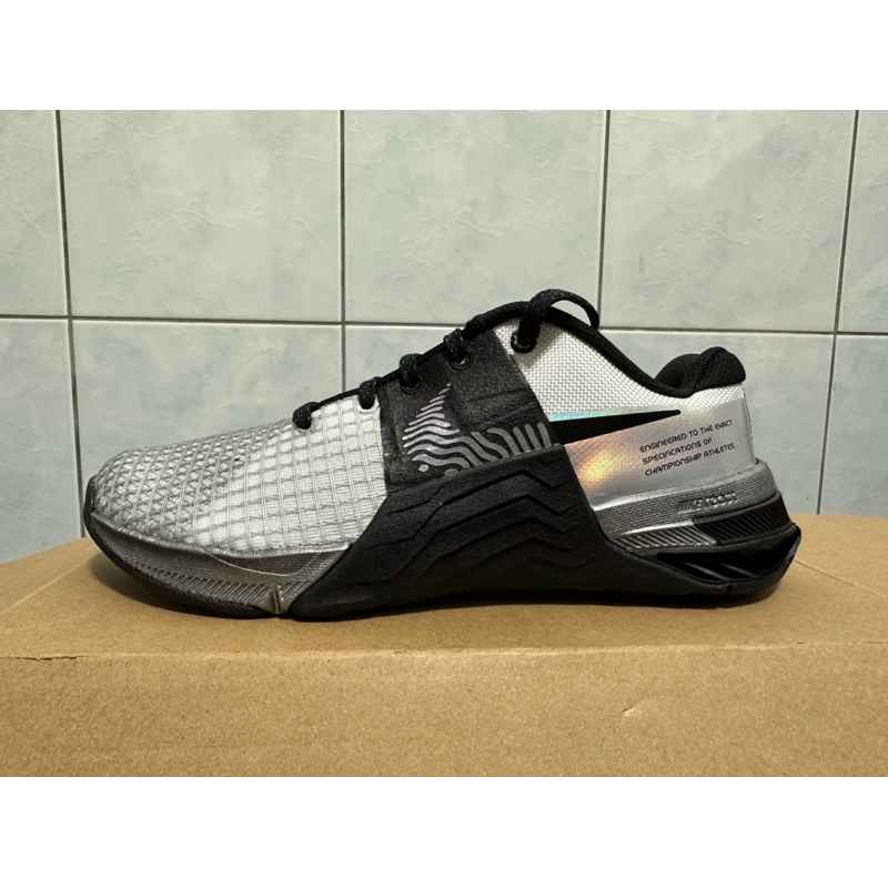 全新現貨 Nike Metcon 8 prm 女 訓練鞋 運動鞋  灰銀色 7號24cm