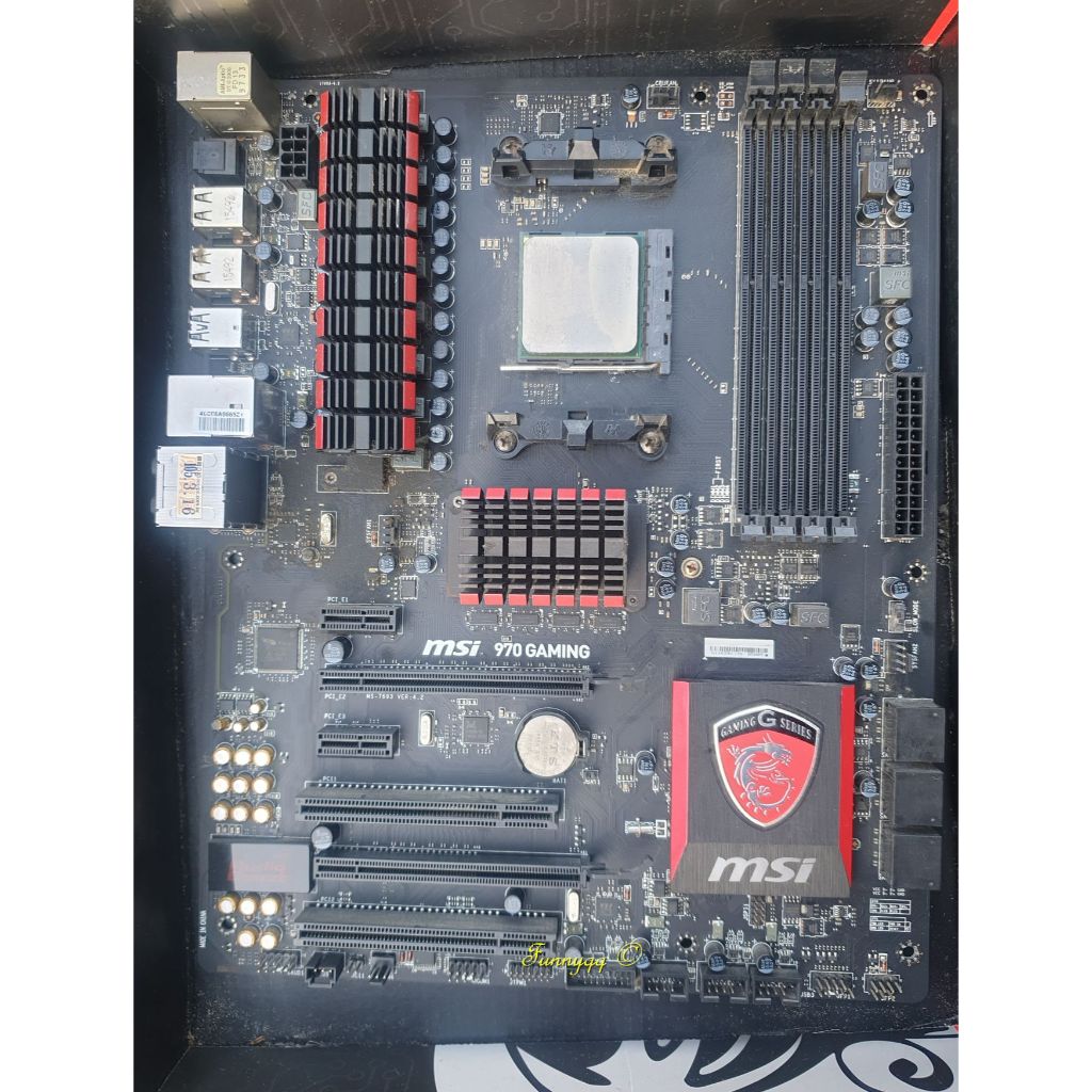 MSI 970 GAMING+ FX6300 AMD CPU+主機板 B