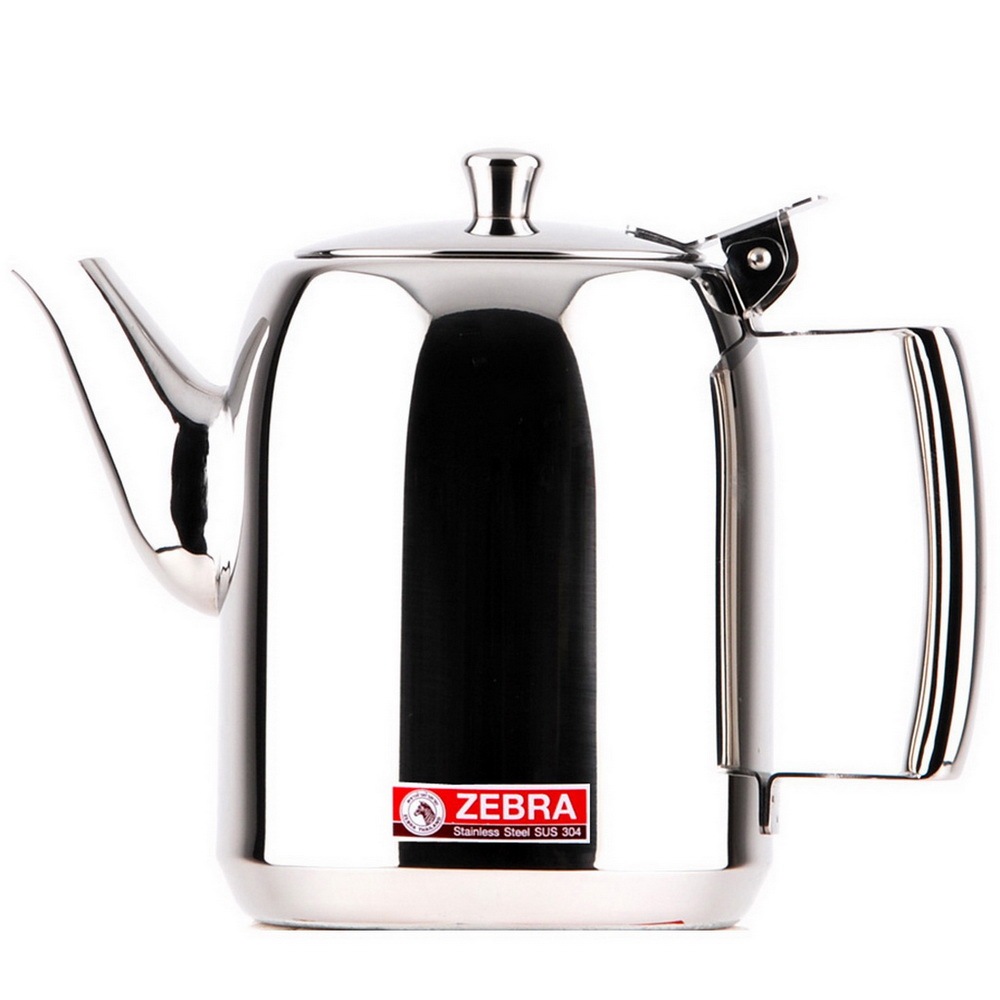 【ZEBRA斑馬牌】304不鏽鋼 咖啡壺 2.0L (茶壺) (無泡茶濾網)