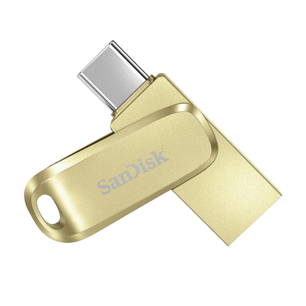 SanDisk Ultra Luxe 128G 256G 512G USB Type-C OTG 香檳金 雙用 隨身碟