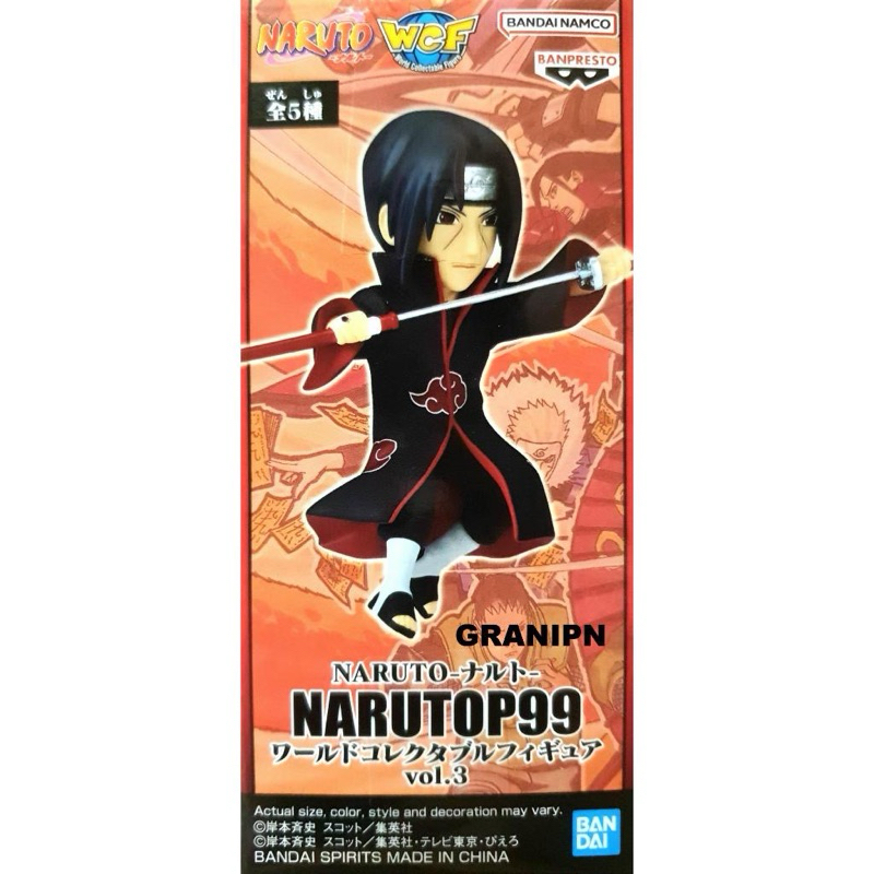 全新現貨 代理版 BANDAI WCF 火影忍者 NARUTOP99 VOL.3 宇智波 鼬