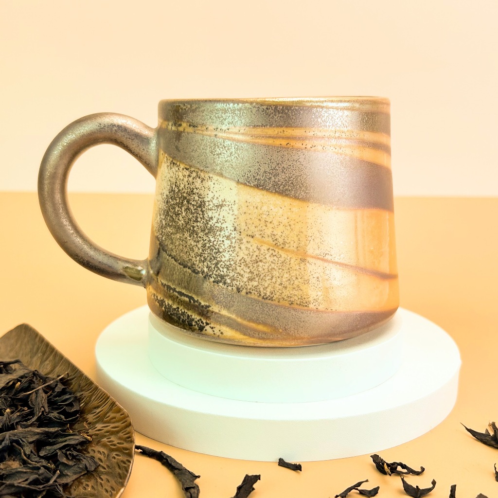 台灣柴燒馬克杯B2 春氛小舖柴燒系列 茶壺 茶杯 茶海 柴燒 茶具 茶葉 泡茶 馬克杯 手拉胚
