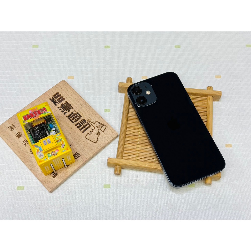 iPhone 12 mini 64G 黑 副廠電池98% 無盒裝 有配件