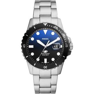 FOSSIL Blue Dive 潛水風格手錶-42mm FS6038