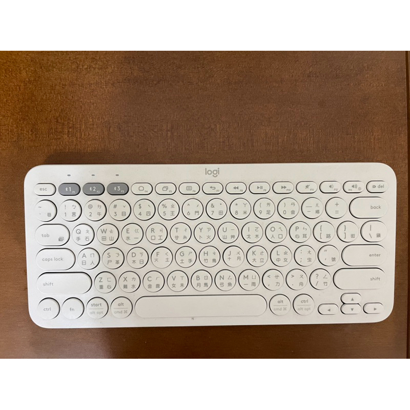 Logitech 羅技 K380 多工藍牙鍵盤 (珍珠白 )(二手商品）