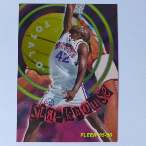 ~Jerry Stackhouse/斯塔克豪斯/牛排~1996年FLEER金屬設計.新人特殊卡