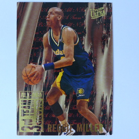 ~Reggie Miller/瑞吉·米勒/名人堂/大嘴~1995年Ultra.NBA特殊卡