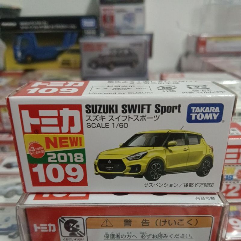 TOMICA  NO.109絕版SUZUKI SWIFT SPORT 新車貼