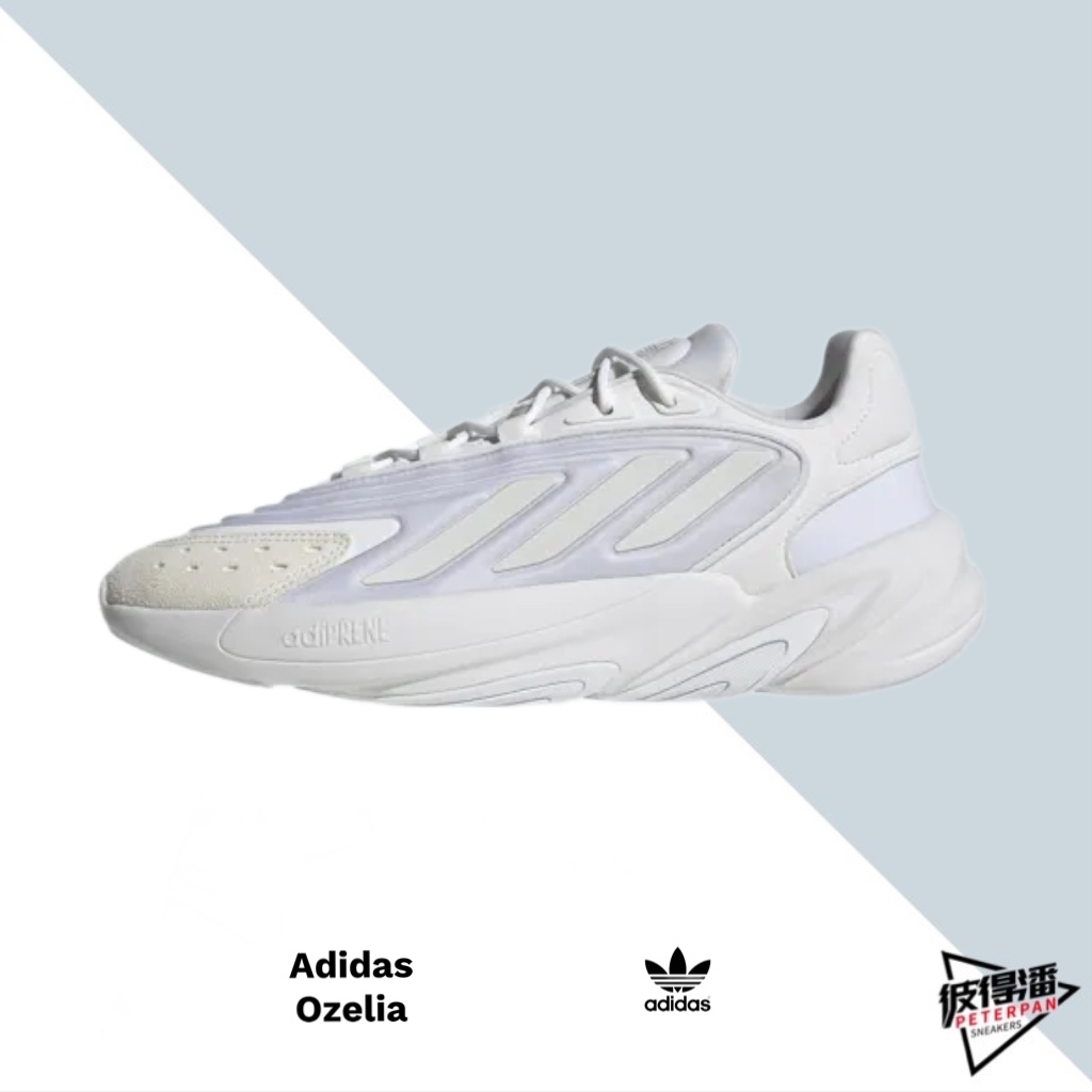 ADIDAS OZELIA 男女 休閒鞋 小YEEZY 運動鞋 全白 H04251【彼得潘】