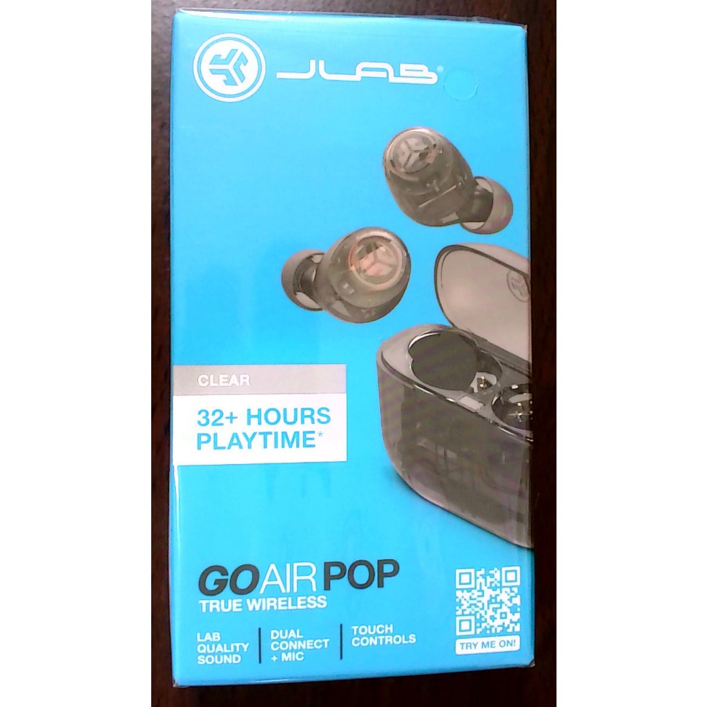 全新 JLab GO Air POP CLEAR 真無線藍牙耳機