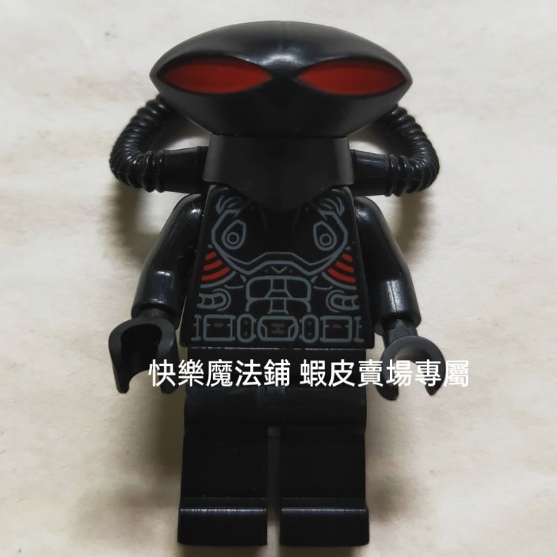 LEGO樂高 DC 76059 黑蝠鱝 人偶 反派 水行俠 Black Manta sh526 絕版