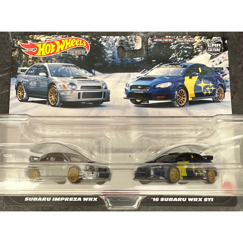 Hot Wheels 風火輪 Subaru 速霸路 Impreza WRX WRX STI 雙車組 模型車 模型