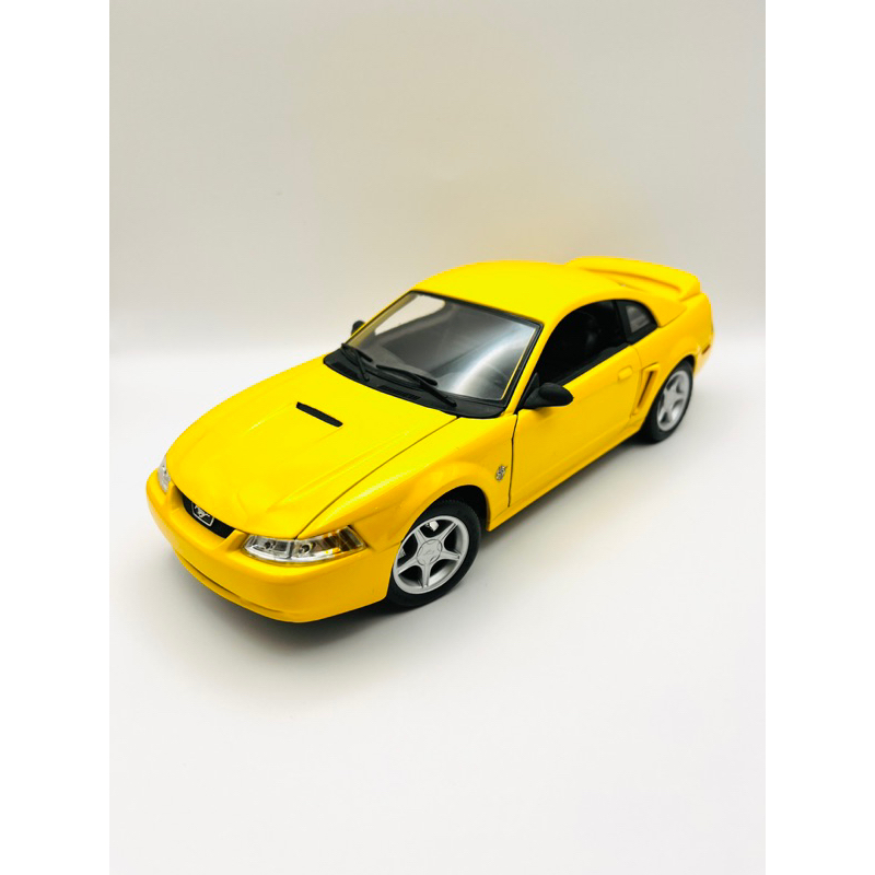 Maisto 1/18 Ford Mustang GT 1999 野馬 黃色 模型車