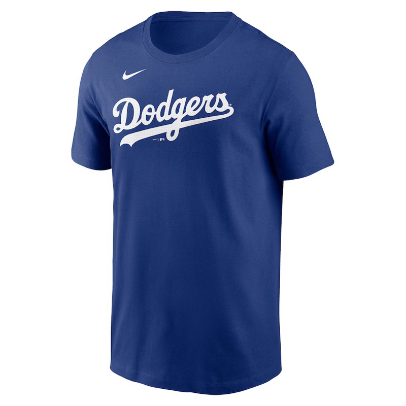 MLB , 道奇 運動上衣。NIKE Dri-Fit 排汗衣 T-shirt 短袖上衣 ,洛杉磯道奇 (全新，尺寸S
