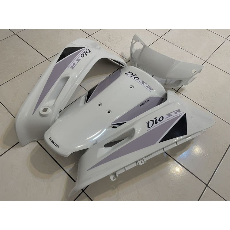Dio 全新副廠斜板碟煞白殼 ㄧ期貼 黑灰配色
