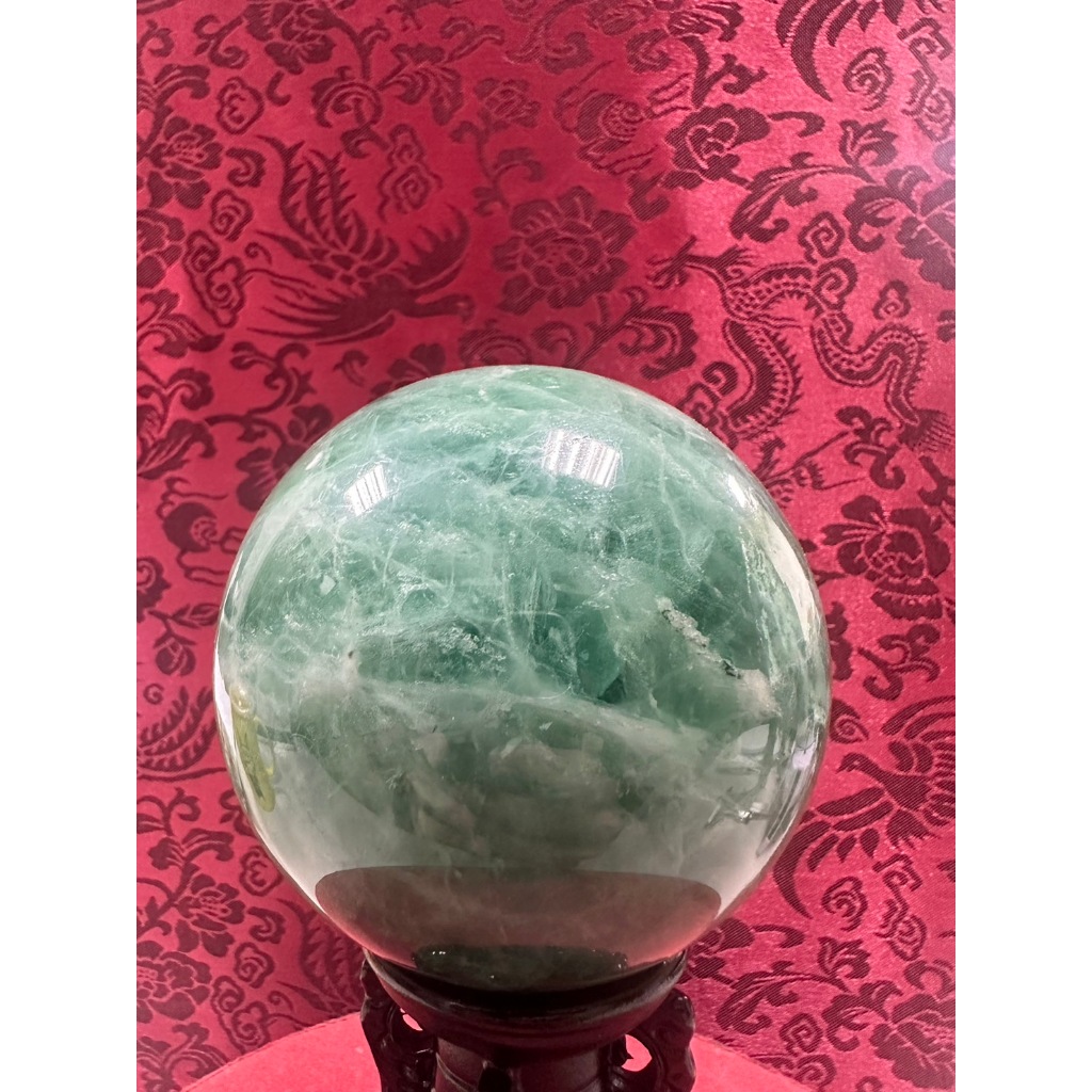 🔥天然螢石水晶球🔥綠螢石水晶🔥螢石球擺件🔥