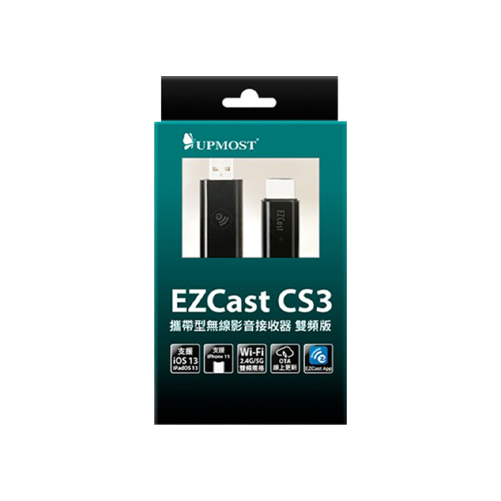 登昌恆 EZCast CS3 攜帶型無線影音接收器 雙頻版