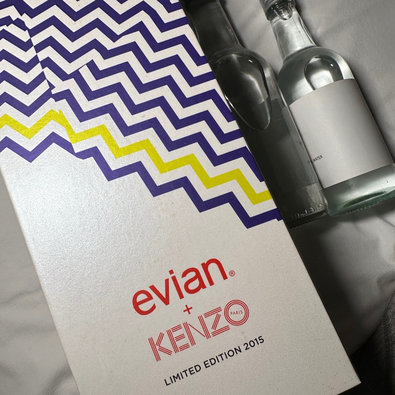 evian x KENZO 2015限量紀念瓶 以及PAUL SMITH、Burberry飲用水