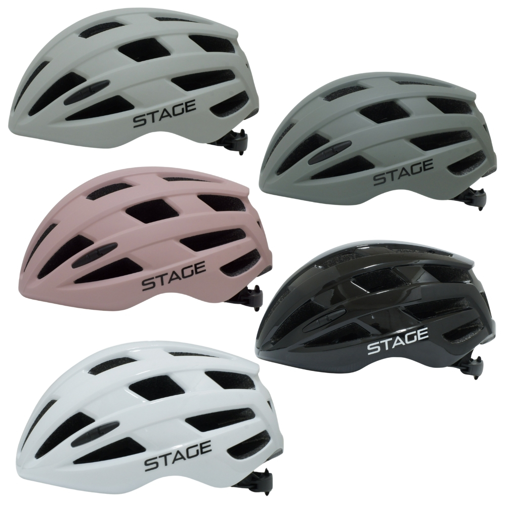 STAGE 輕量單車安全帽 FORCE系列 多色/亞洲頭型/競賽/頭盔/單車/自行車/