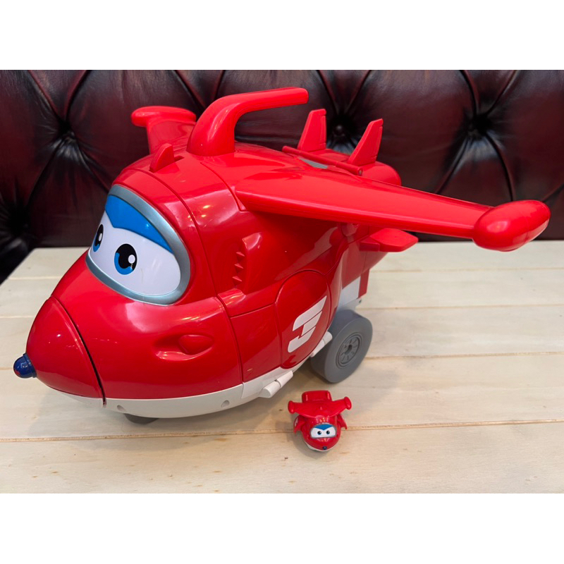 super wings 杰特行動塔台中心 超級飛俠 飛機 基地 變形玩具 二手玩具 正品 七成新