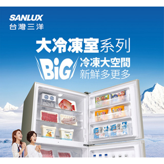 (可議價)SANLUX台灣三洋 530公升三門變頻冰箱SR-V531C /電冰箱