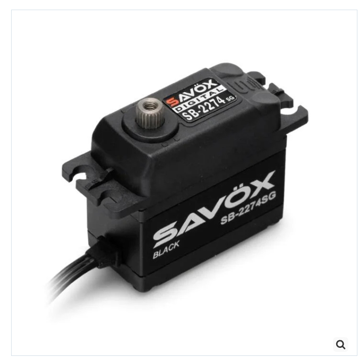 **◣瘋玩具◥ SAVOX 栗研 SB-2274SG 高電壓高速無刷鋼製金屬齒數位伺服器 新版黑色(SSR)