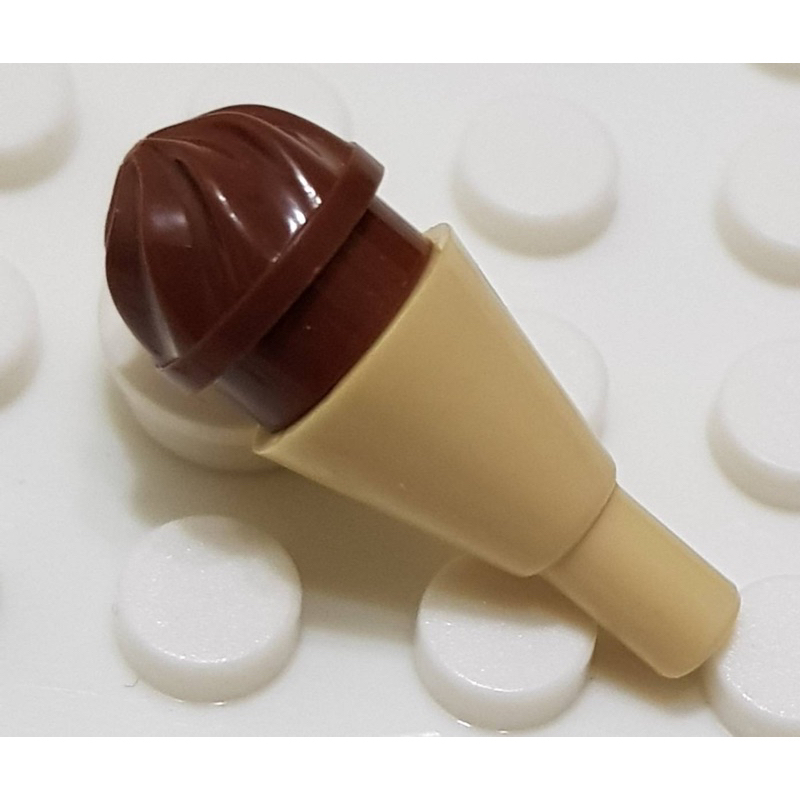 樂高 15470+11610 40274 10727 紅棕色 米色 沙色 巧克力 甜筒 冰淇淋 甜點 人偶 配件