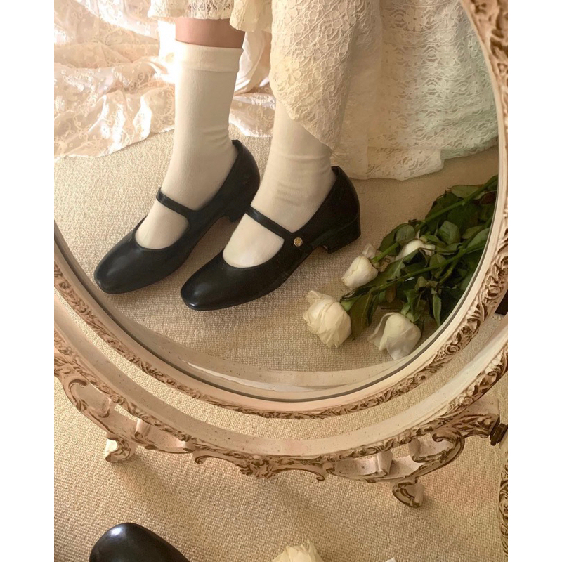 24號 全新 全韓國最可愛的瑪麗珍鞋- Multiflora Rose 誠可議價
