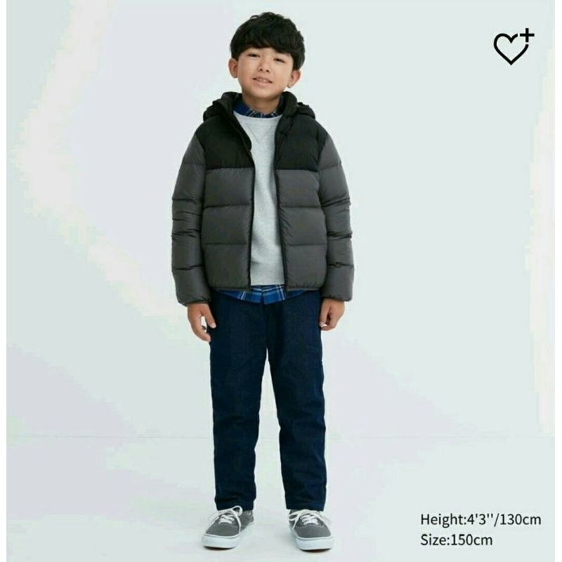 UNIQLO 特級極輕羽絨連帽外套(拼色)