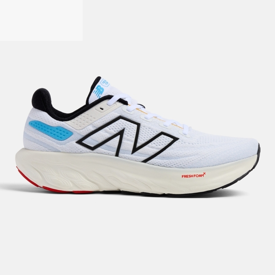 New Balance 男 慢跑鞋 1080系列 緩震 運動鞋  舒適 輕量   運動 休閒  白藍 M108013A