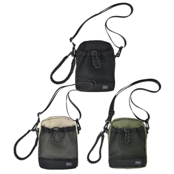 日本 正版 KIU 網袋 防潑水 2way 肩側包 側背包 斜背包 小包
