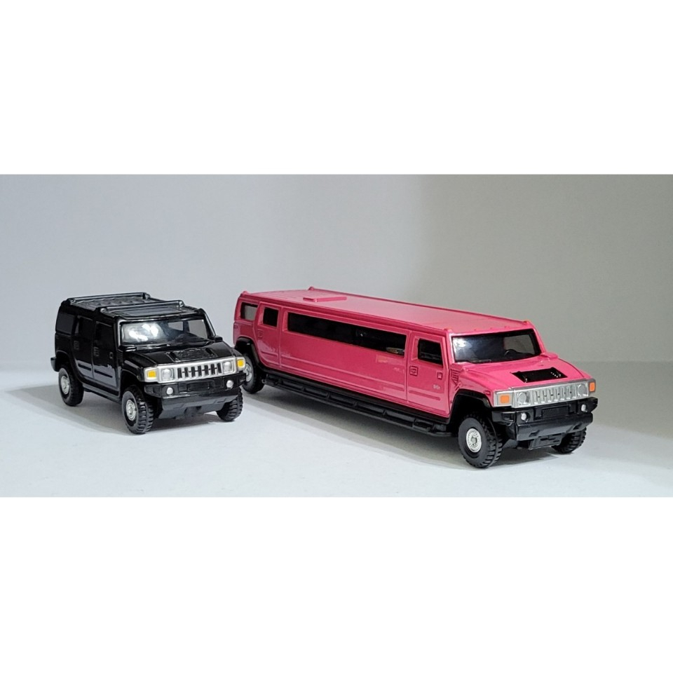 TOMICA NO.148+NO.15 HAMMER H2 雙車_戰損無盒