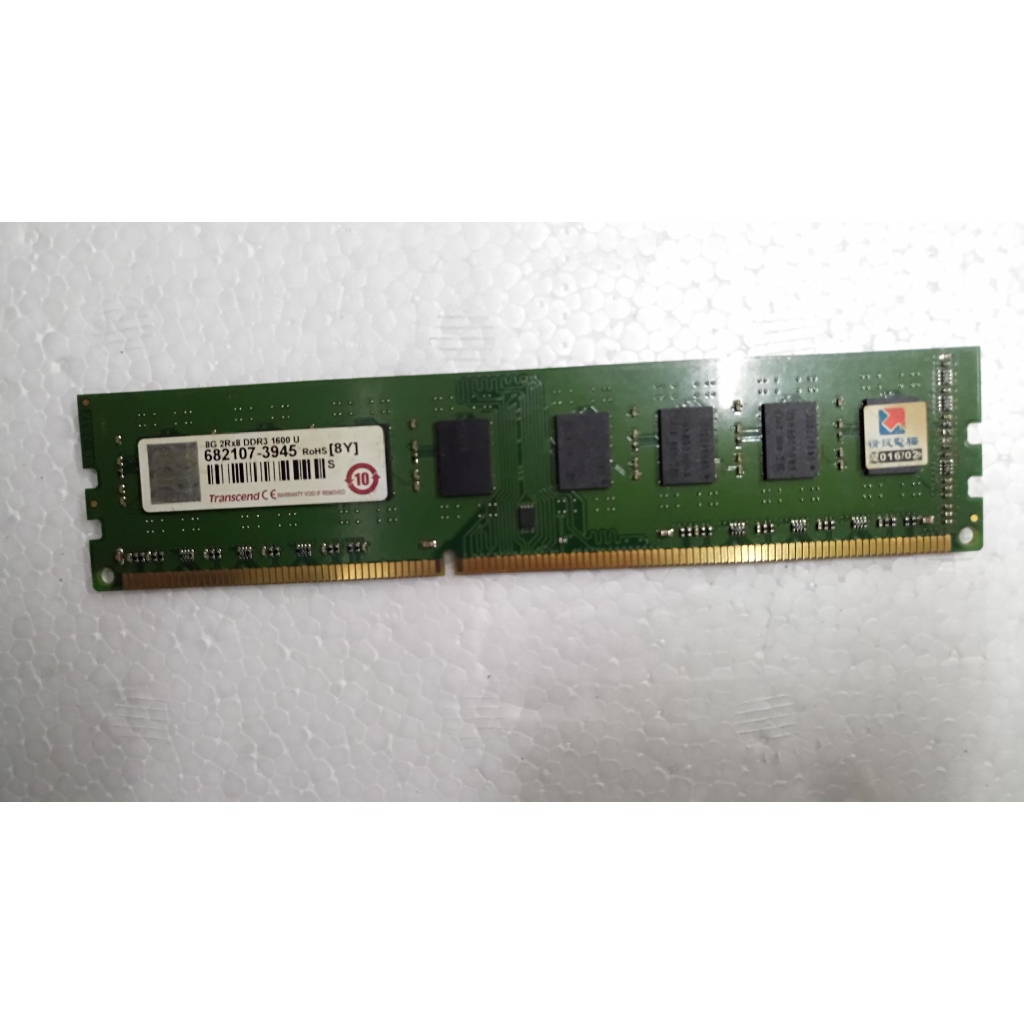 知飾家 二手良品 創見DDR3 1600 8G