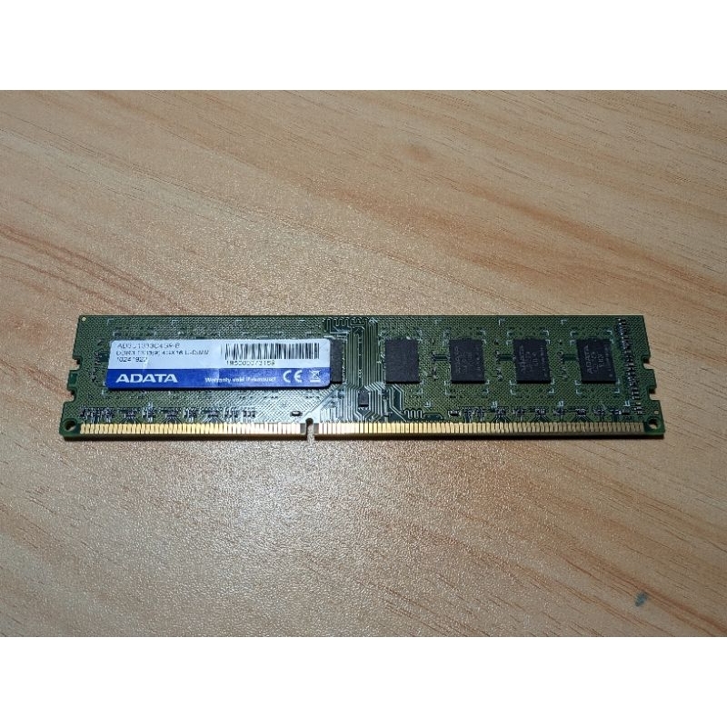 桌機記憶體 ADATA DDR3 4GB AD3U1333C4G9-B