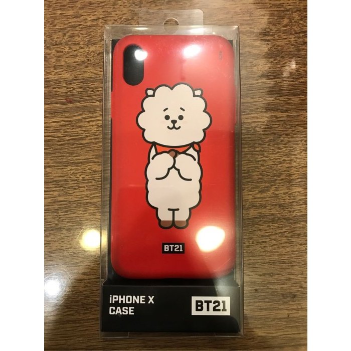 BT21 RJ iPhone X XS 手機殼 手機果凍套 防護殼 二手品