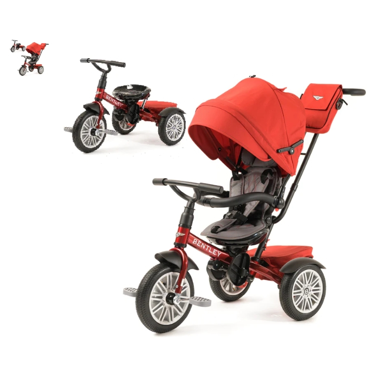 賓利Bentley 6-in-1 Tricycle &amp; Stroller 原廠授權多功能車 三輪車