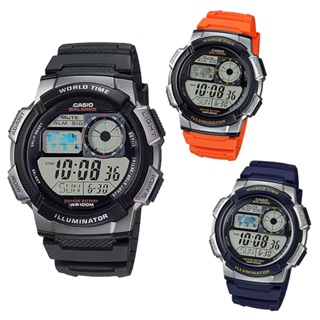 【WANgT】CASIO 卡西歐 AE-1000W 世界地圖 萬年曆 星期日期 運動型 儀錶板 電子錶 腕錶 45mm