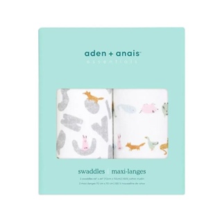 【Aden & Anais】經典多功能包巾2入/動物學園