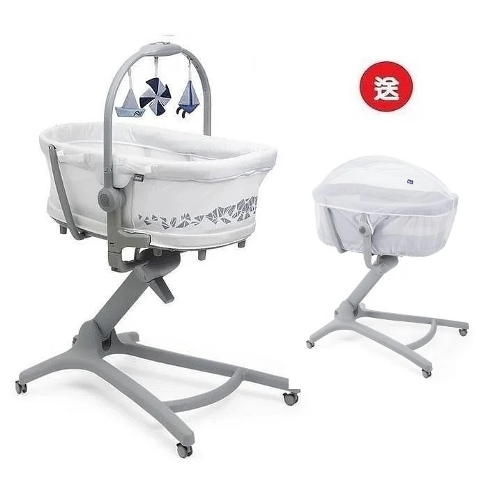 Chicco Baby Hug Pro餐椅嬰兒安撫床+贈蚊帳或床墊(CBB87076.14奶霜白)8980元務必聊聊優惠