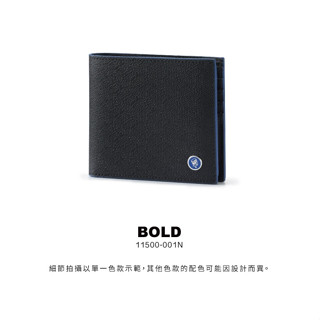 PORTER 大膽無畏BOLD真皮雙折短夾 - 黑 男用短夾/女用/禮物/皮夾/附盒