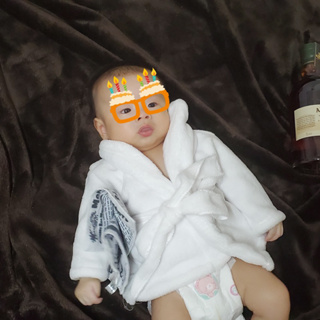 小北鼻 嬰兒 cosplay 萬聖節裝扮 寶寶泡澡浴袍 寶寶寫真 道具