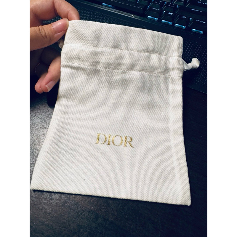Dior迪奧帆布束口袋