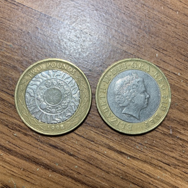 英國🇬🇧 英鎊 紀念幣 2元 二元 伊莉莎白二世 女王