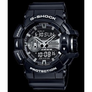[]錶子$行頭[] CASIO G-SHOCK 鐵裝甲手錶(GA-400GB-1A)