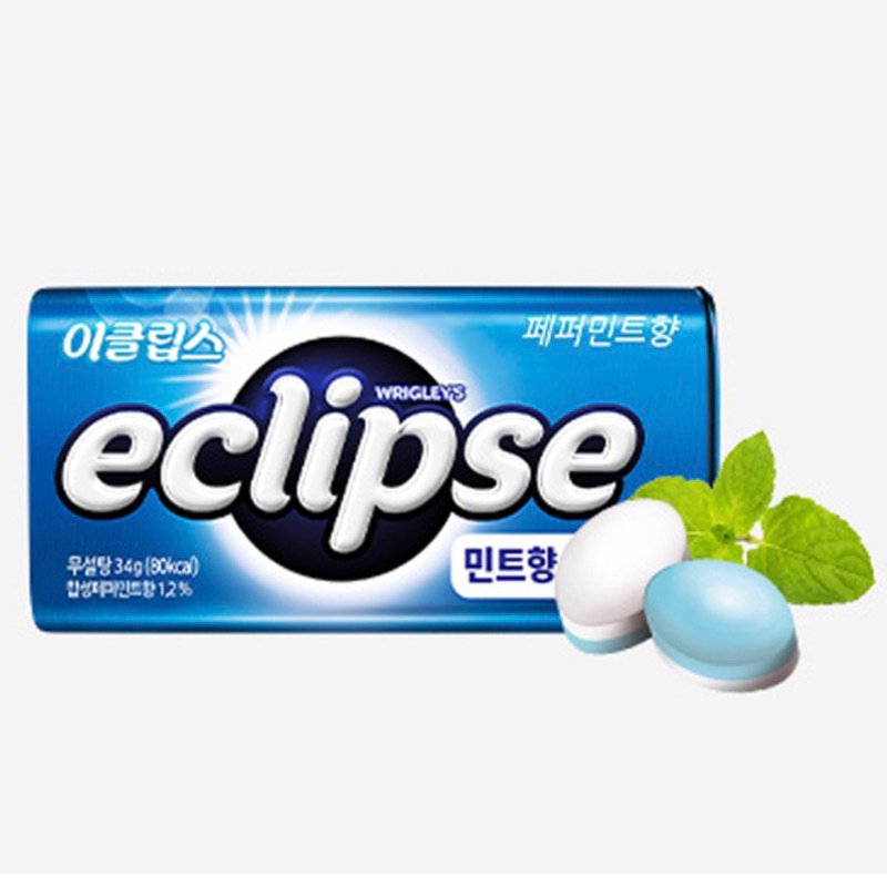 「韓國親購」eclipse 易口舒 盒裝薄荷糖