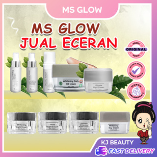ms glow night cream krim malam acne luminous Eceran
