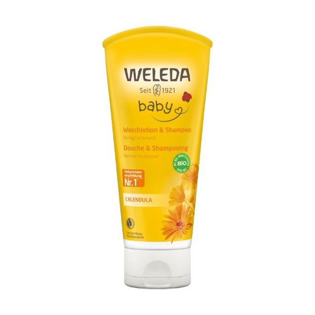 【 即期】德國 Weleda 薇莉達嬰兒/兒童 沐浴洗髮乳(2024/07) 200ml (WD195-TU)